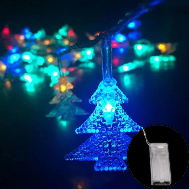 Girlanda żarówek LED Light ozdoby choinkowe Snowflake w kształcie drzewa Ornament - prezent świąteczny, idealny do domu i imprez DIY - Wianko - 1
