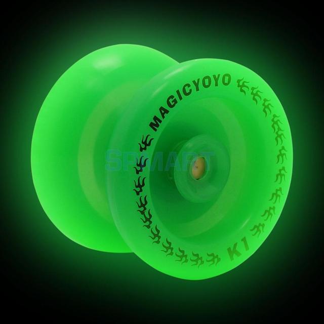 YoYo fluorescencyjne MagicYoyo K1 - zielony, świecący w ciemności, idealny do sztuczek, prezent dla dzieci - Wianko - 7