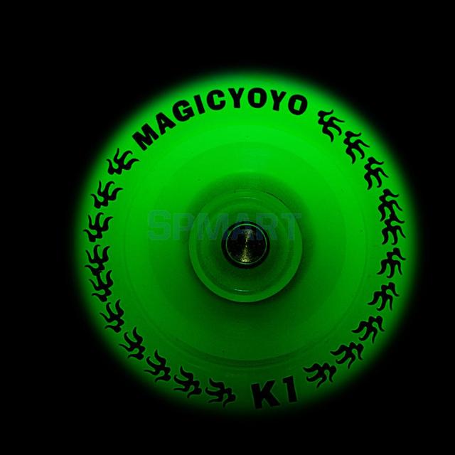 YoYo fluorescencyjne MagicYoyo K1 - zielony, świecący w ciemności, idealny do sztuczek, prezent dla dzieci - Wianko - 10