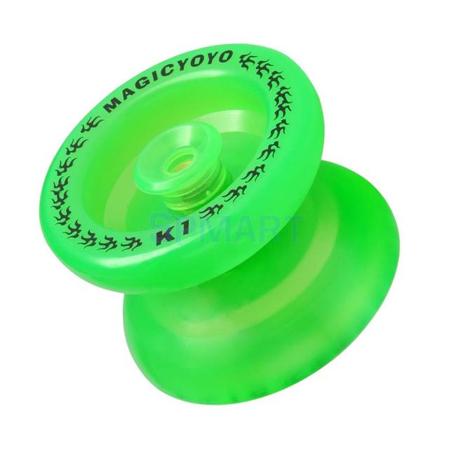 YoYo fluorescencyjne MagicYoyo K1 - zielony, świecący w ciemności, idealny do sztuczek, prezent dla dzieci - Wianko - 9