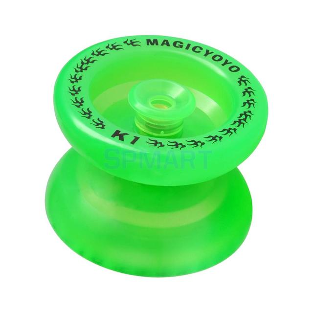 YoYo fluorescencyjne MagicYoyo K1 - zielony, świecący w ciemności, idealny do sztuczek, prezent dla dzieci - Wianko - 3