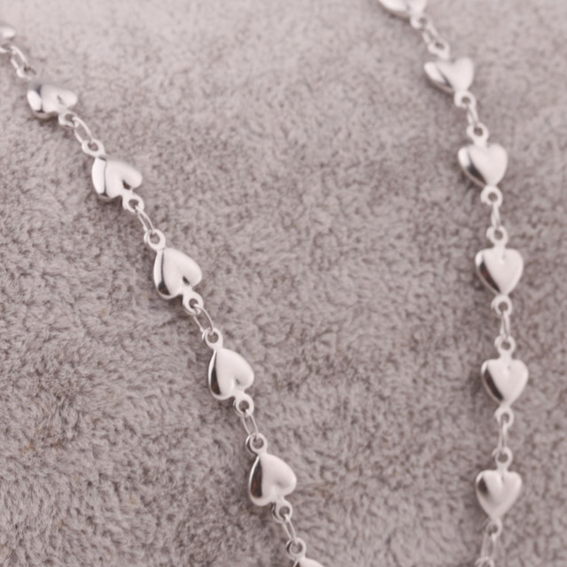 Łańcuszek z połączeniem ze stali nierdzewnej Aiovlo 50cm w kształcie delfina i serca do tworzenia biżuterii DIY - Wianko - 27