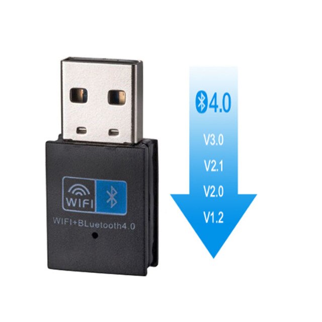 Adapter USB 2.4G z WiFi i Bluetooth 150 mb/s oraz Bluetooth V4.0 do komputera stacjonarnego - Wianko - 2