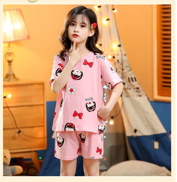 Zestaw piżam dla dziewczynki Baby Girl Nightwears Strawberry - rysunkowe owoce, 2-12 lat - Wianko - 25