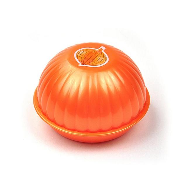 Pudełko plastikowe do przechowywania cebuli, awokado, pomidora - wysoka jakość, zaplombowane, w kształcie warzyw - Wianko - 4