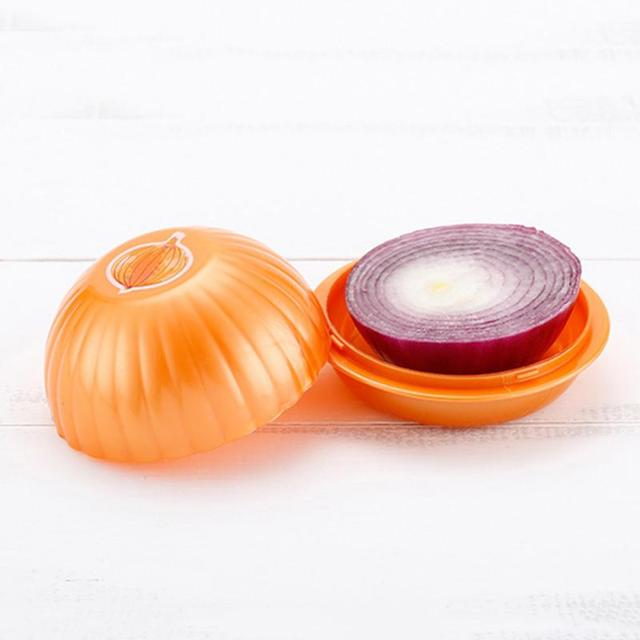 Pudełko plastikowe do przechowywania cebuli, awokado, pomidora - wysoka jakość, zaplombowane, w kształcie warzyw - Wianko - 5