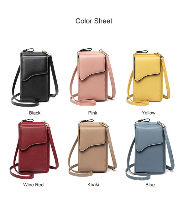 Siodło projektant damskiej torebki na ramię Crossbody - mini torba na telefon komórkowy, karty, sprzęgło, portfel - Wianko - 3