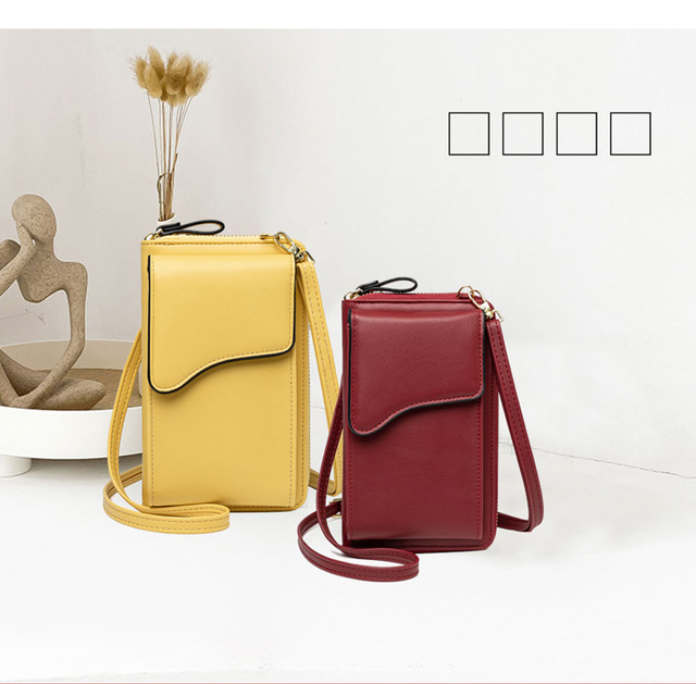 Siodło projektant damskiej torebki na ramię Crossbody - mini torba na telefon komórkowy, karty, sprzęgło, portfel - Wianko - 1