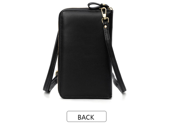 Siodło projektant damskiej torebki na ramię Crossbody - mini torba na telefon komórkowy, karty, sprzęgło, portfel - Wianko - 6