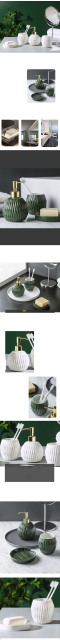Zestaw ceramicznych akcesoriów łazienkowych hotelowych: armatura, mydelniczka, prostota, jednokolorowa - Wianko - 1