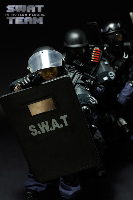 Figurka akcji PATTIZ 1/6 Policja Miejska SWAT ACU - zabawka dla chłopców - Wianko - 2