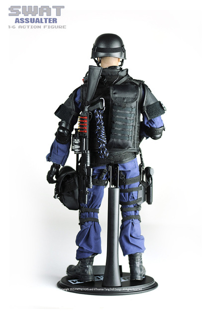 Figurka akcji PATTIZ 1/6 Policja Miejska SWAT ACU - zabawka dla chłopców - Wianko - 8