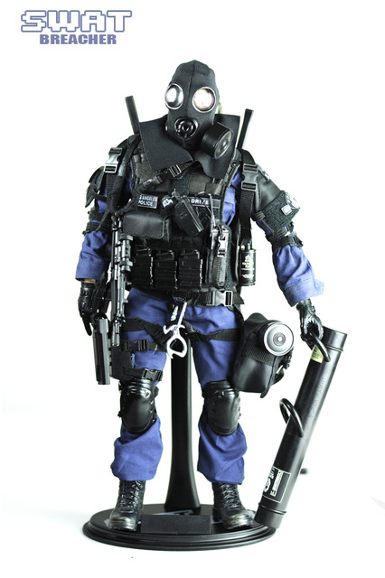 Figurka akcji PATTIZ 1/6 Policja Miejska SWAT ACU - zabawka dla chłopców - Wianko - 5