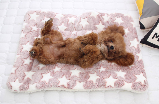 Miękka mata flanelowa dla zwierząt domowych - ciepłe łóżko dla psa i kotów - przenośne łóżko dla małych i dużych pupili - Wianko - 10