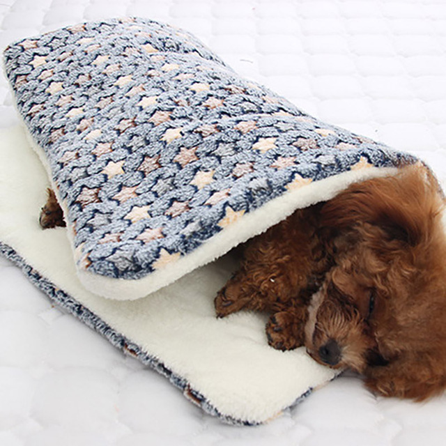 Miękka mata flanelowa dla zwierząt domowych - ciepłe łóżko dla psa i kotów - przenośne łóżko dla małych i dużych pupili - Wianko - 7
