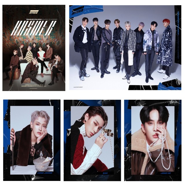 Obraz diamentowy K-POP zespołu Ateez - album akcja odpowiedź - plakat muzyczny 5D DIY - pełny haft krzyżowy - zestaw do szycia - Wianko - 14