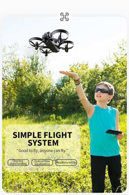 Mini dron ZLLRC KF615 z podwójnym HD aparatem, Wi-Fi 2.4G FPV, optycznym pozycjonowaniem przepływu, trzymaniem wysokości - helikopter RC dla dzieci - Wianko - 6