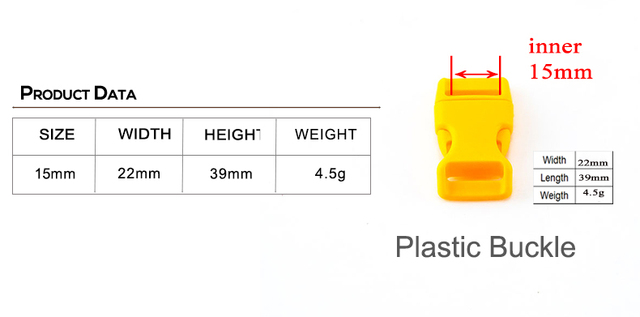 Aurantia plastikowa klamra zapięcie 25mm, wysoka jakość - DIY obroża plecak pasek torba studencka - Wianko - 5