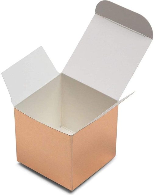Różowy Złoty Prezentowy Box Dekoracyjny - 10, 20 lub 30 Sztuk, DIY - Wianko - 2