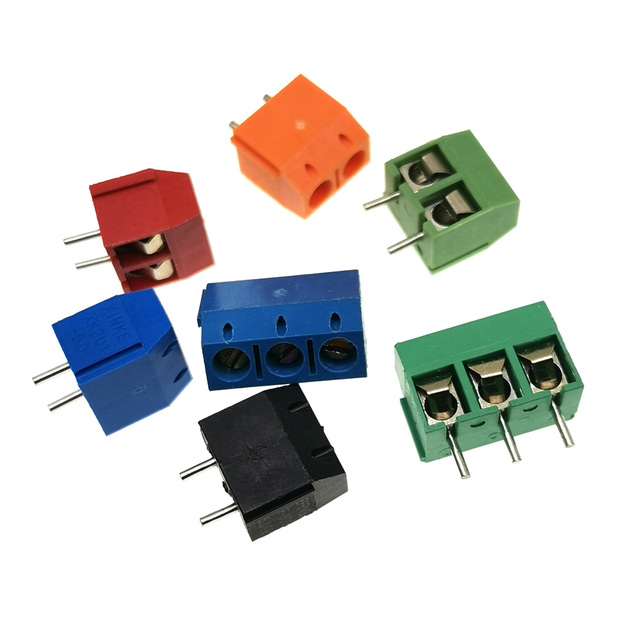 Złącze śrubowe PCB KF301-2P/KF301-3P 5.0mm - 2/3-pinowe, kolory - Wianko - 4