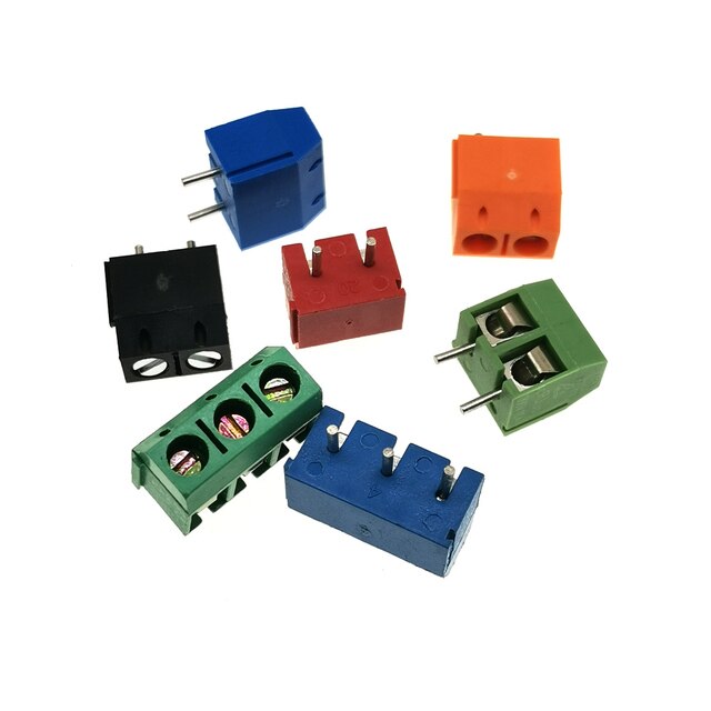 Złącze śrubowe PCB KF301-2P/KF301-3P 5.0mm - 2/3-pinowe, kolory - Wianko - 3