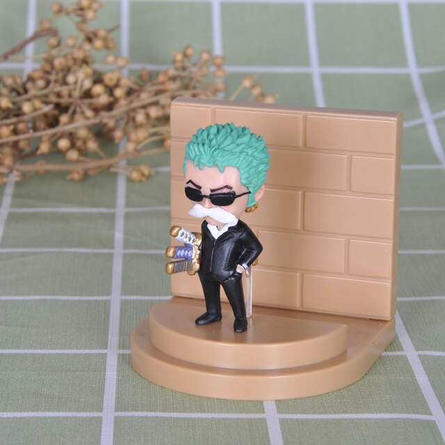 Figurka akcji Luffy Zorro Nami Robin Sanji ONE PIECE - niespodzianka w japońskim kapsułkowym pudełku dla posiadaczy telefonów - Wianko - 5