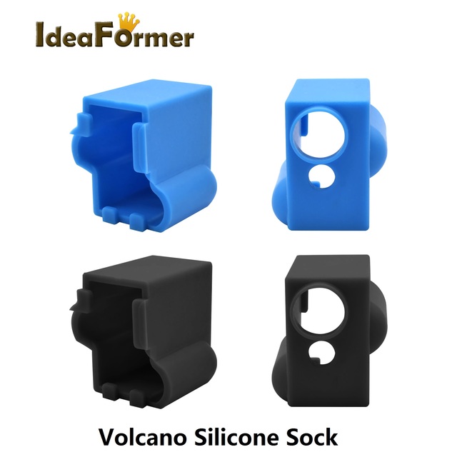 Części drukarki 3D - silikonowe skarpety do bloku grzewczego V6/MK7/MK8/MK9/MK10/Volnaco - pokrywa cieplna dla gorącego końca - Wianko - 2