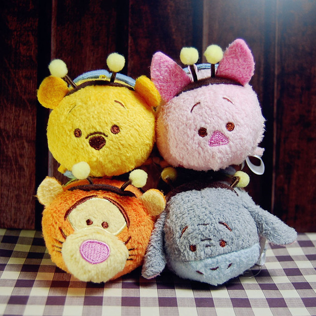 Pluszowe zabawki Disney Tsum Tsum Kubuś Puchatek, Tygrysek, Prosiaczek, Kłapouchy - dekoracyjne lalki dla dzieci i dziewcząt” - Wianko - 1