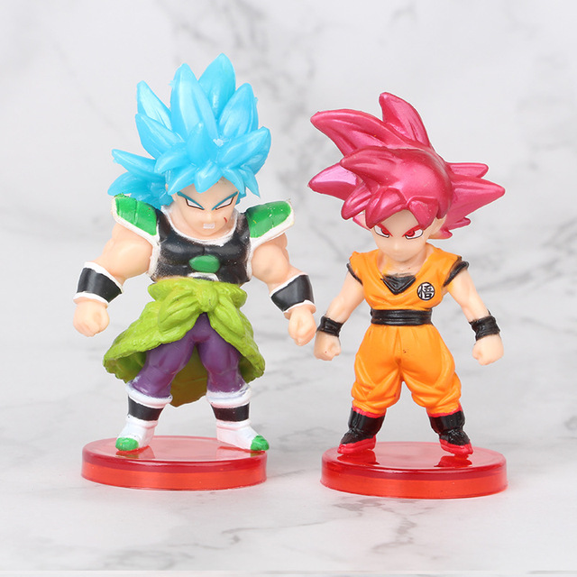16 sztuk zestaw 8cm figurki akcji z Anime Dragon Ball Z - Son Goku, Super Saiya Piccolo - wersja Kawaii PVC Model - Wianko - 14