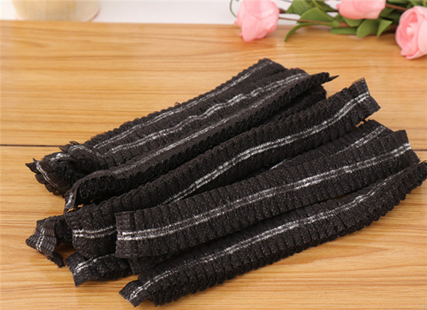Czepki jednorazowe czarne włókninowe dla kobiety i mężczyzny - 10 sztuk - Wianko - 1