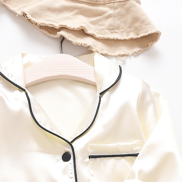Zestaw dwojednorodnych piżam dla niemowląt chłopców - bluzka z długim rękawem i spodnie piżamy - Wianko - 5