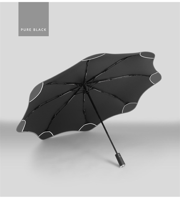 Kreatywny parasol kwiatowy - automatyczny, składany, palony, winylowy, 3-składany, 8k mode fashion travel - Wianko - 12