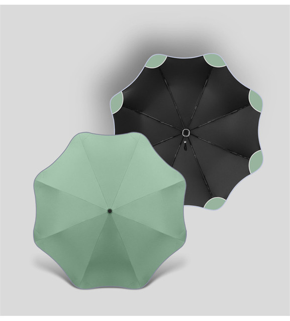 Kreatywny parasol kwiatowy - automatyczny, składany, palony, winylowy, 3-składany, 8k mode fashion travel - Wianko - 17