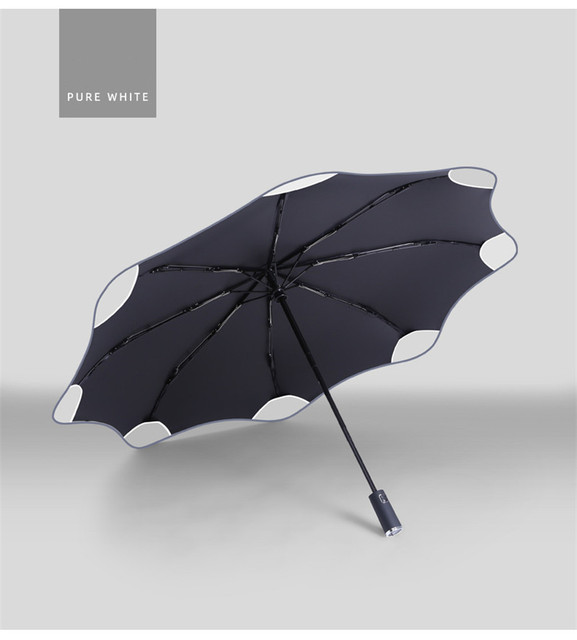 Kreatywny parasol kwiatowy - automatyczny, składany, palony, winylowy, 3-składany, 8k mode fashion travel - Wianko - 8