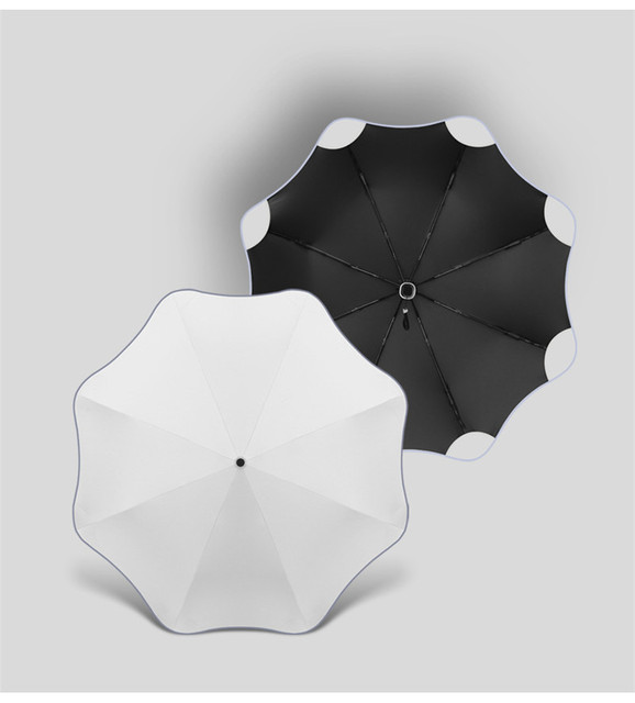 Kreatywny parasol kwiatowy - automatyczny, składany, palony, winylowy, 3-składany, 8k mode fashion travel - Wianko - 9