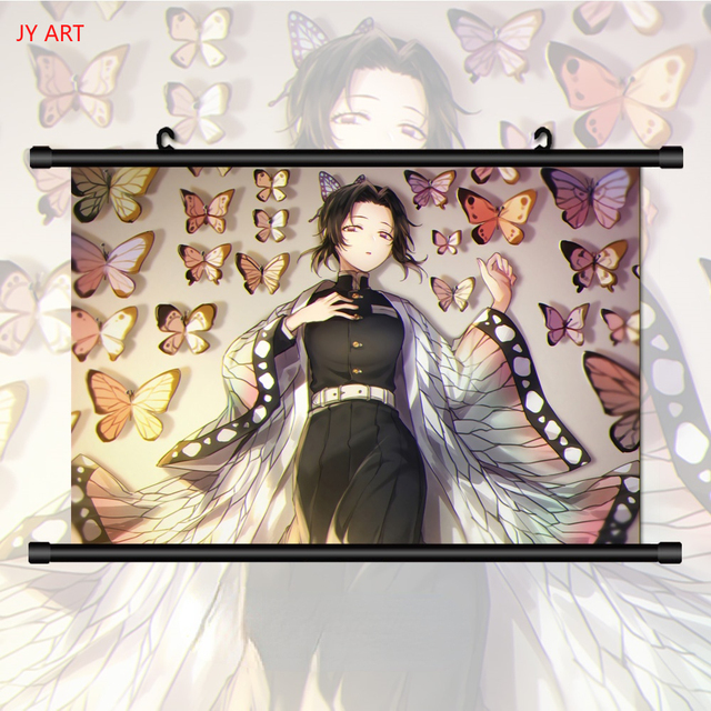 Plakat Anime Pogromca demonów Kimetsu No Yaiba - abstrakcyjny obraz na płótnie, idealny do dekoracji salonu - Wianko - 5