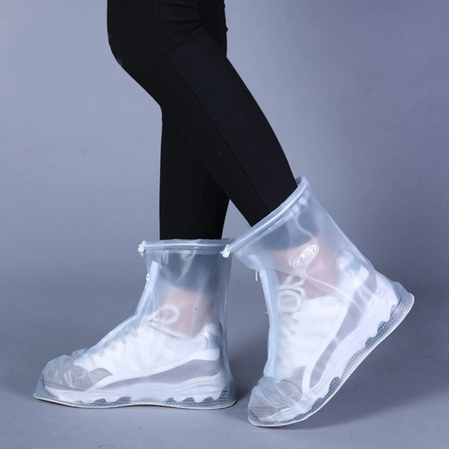 Wodoodporny ochraniacz na buty - osłona deszczowa, anti-slip, wielokrotnego użytku - outdoorowe kalosze - Wianko - 3