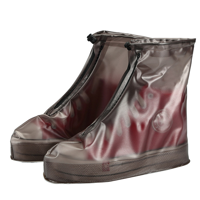 Wodoodporny ochraniacz na buty - osłona deszczowa, anti-slip, wielokrotnego użytku - outdoorowe kalosze - Wianko - 4