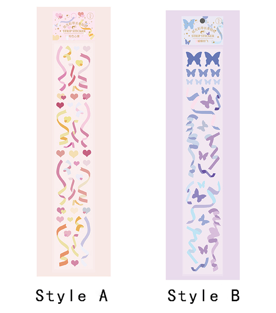 Naklejki DIY Mr.paper Ins stylowe świąteczne wzory 1 sztuk/worek różnokolorowe wstążki - Wianko - 4