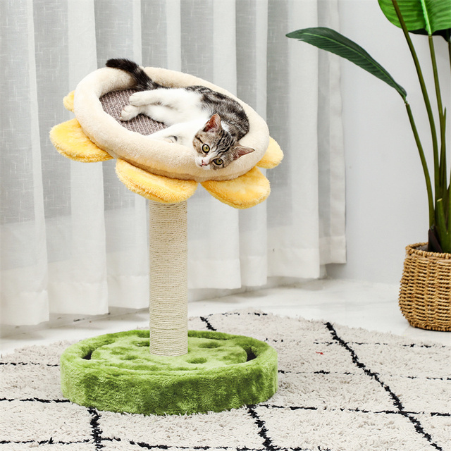 Kaktusowy drapak dla kota z sizalowym linkiem, idealny dla młodych i dorosłych kotów - Wianko - 21