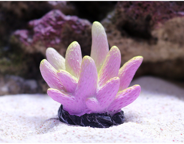 Sztuczny koral Rockery ShelterFake do akwarium z dekoracją słodkiej kaliny - Wianko - 5