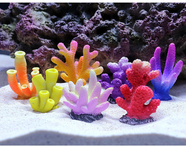 Sztuczny koral Rockery ShelterFake do akwarium z dekoracją słodkiej kaliny - Wianko - 4