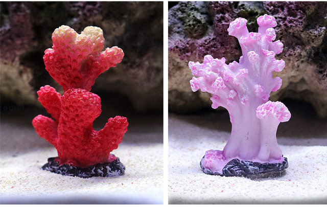 Sztuczny koral Rockery ShelterFake do akwarium z dekoracją słodkiej kaliny - Wianko - 9