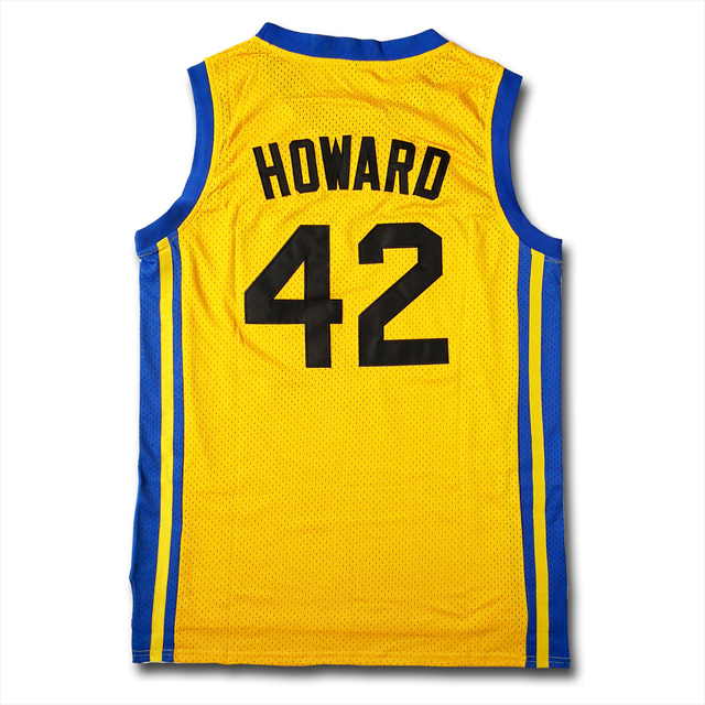 Młodzieżowa koszulka koszykarska Howard Moive Beacon Beavers, żółta, dla mężczyzn, rozmiar 42 - Wianko - 3