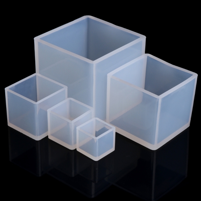 Forma silikonowa DIY do tworzenia wisiorków Cube z żywicy epoksydowej - narzędzia do tworzenia biżuterii Craft - Wianko - 4