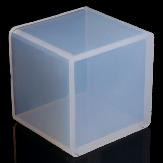 Forma silikonowa DIY do tworzenia wisiorków Cube z żywicy epoksydowej - narzędzia do tworzenia biżuterii Craft - Wianko - 8