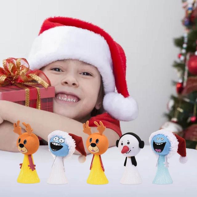 Boże Narodzenie - Zabawki do Skakania Bouncy Party - 5 Sztuk - Wianko - 3