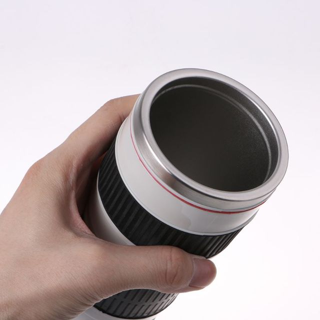 Przenośna kamera w kształcie soczewki termos EF 70-200mm, kubek filiżanka kawy 400 ml - Wianko - 5