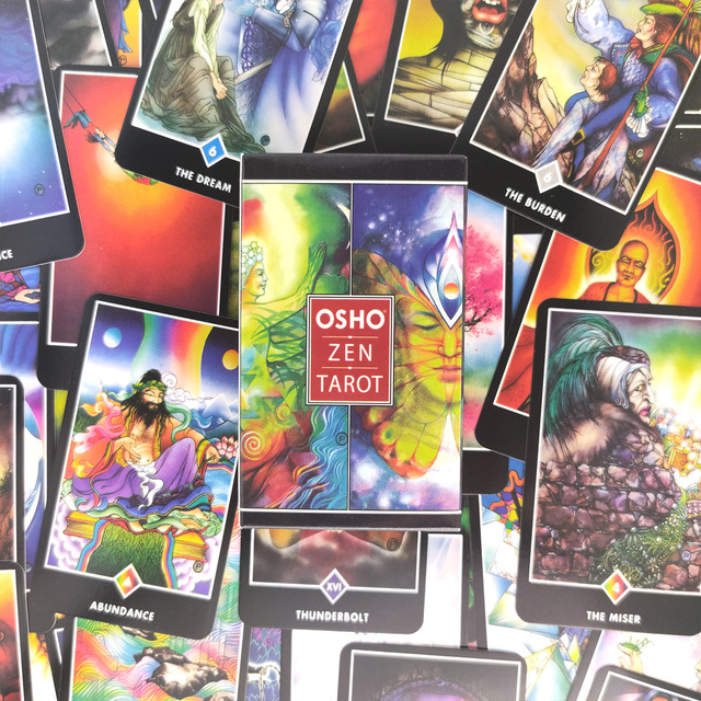 Karty tarota Osho Zen - 2021 nowość, 78 sztuk w pudełku, z wskazówkami PDF - Wianko - 6