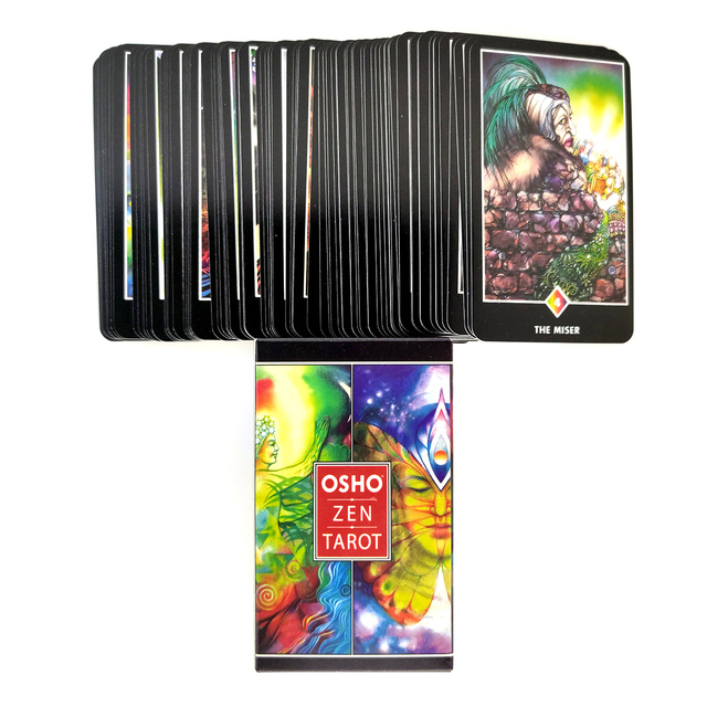 Karty tarota Osho Zen - 2021 nowość, 78 sztuk w pudełku, z wskazówkami PDF - Wianko - 4